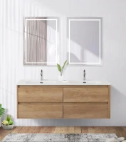 Зеркало BelBagno Kraft 80x60, с подсветкой, с подогревом, сатин