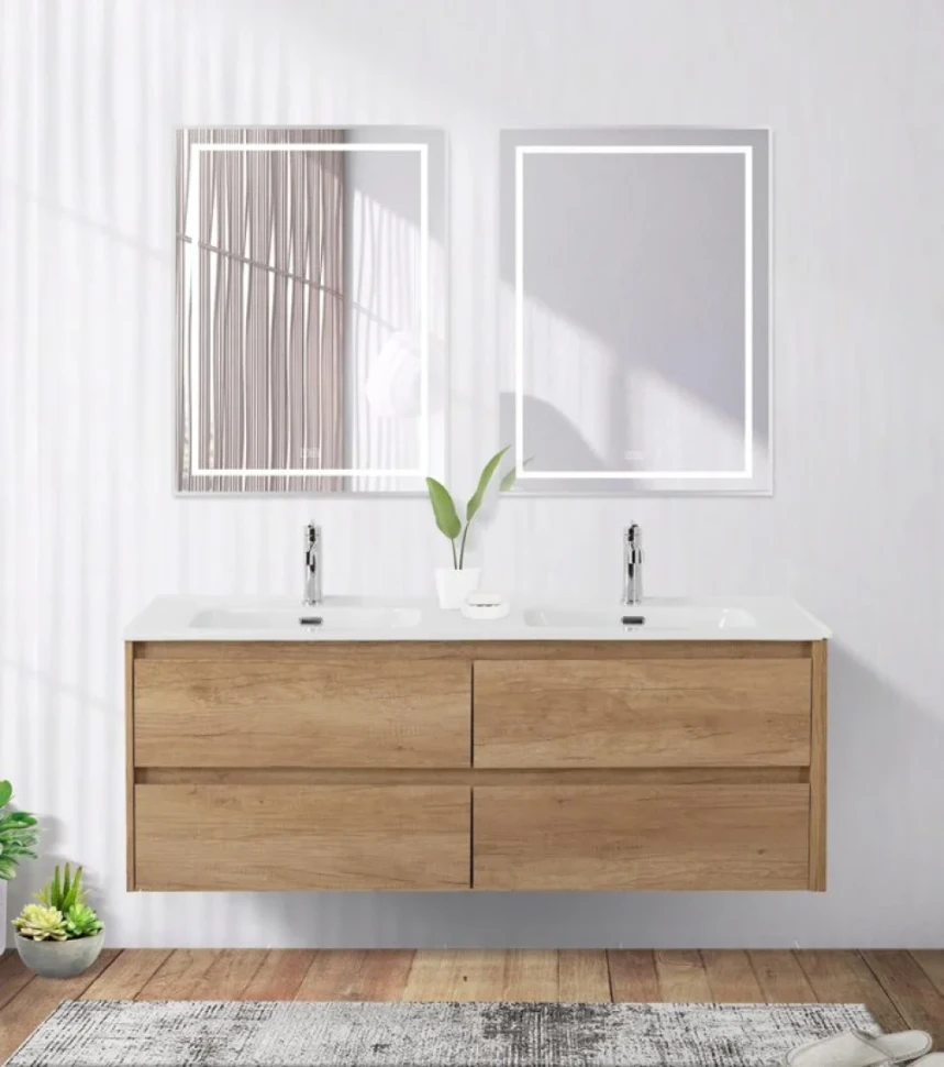Зеркало BelBagno Kraft 80x60, с подсветкой, с подогревом, сатин