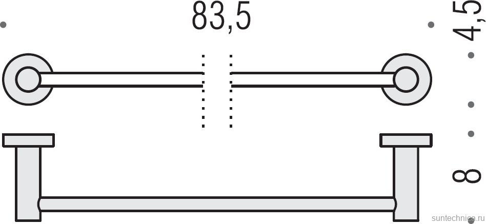 Полотенцедержатель Colombo Design Plus W4912