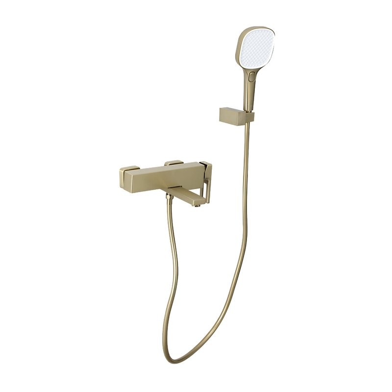 Смеситель для ванны с душем Gappo G17-3 G3217-3 золотой сатин