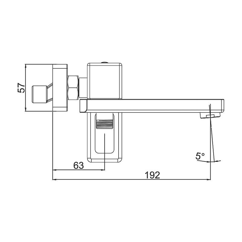 Смеситель для ванны с душем Gappo G17-3 G3217-3 золотой сатин