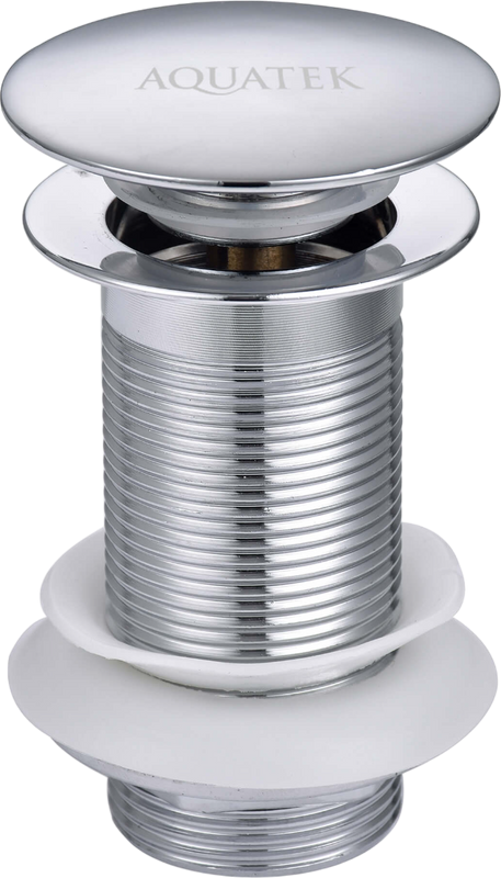 Донный клапан для раковины AQUATEK AQ6000CR без перелива, хром