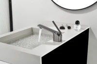 Смеситель для раковины Black&White Gravity 7104GM gun metal Смеситель для раковины Black&White Gravity 7104GM gun metal