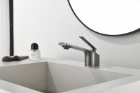 Смеситель для раковины Black&White Gravity 7104GM gun metal Смеситель для раковины Black&White Gravity 7104GM gun metal