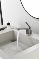 Смеситель для раковины Black&White Gravity 7104GM gun metal Смеситель для раковины Black&White Gravity 7104GM gun metal