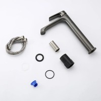 Смеситель для раковины Frap H71-9 F1071-29 оружейная сталь