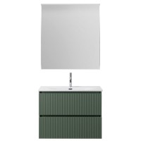 Мебель для ванной комнаты BelBagno Uno-mini 100 подвесная, 2 ящика, матовая еловая