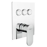 Встраиваемый смеситель для душа и ванны Raglo R50.273 С ВНУТРЕННЕЙ ЧАСТЬЮ, хром