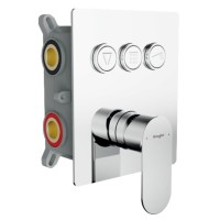 Встраиваемый смеситель для душа и ванны Raglo R50.273 С ВНУТРЕННЕЙ ЧАСТЬЮ, хром