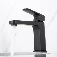 Смеситель для раковины Frap H89 F1089-6 черный Смеситель для раковины Frap H89 F1089-6 черный