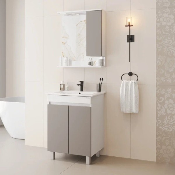 Мебель для ванной комнаты Onika Марви 60 напольная, мокко