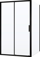 Душевой уголок Ravak Blix Slim BLSDP2 100x90, профиль черный