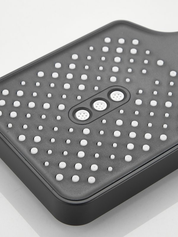 Душевая стойка Haiba HB24537-7 с термостатом, черная