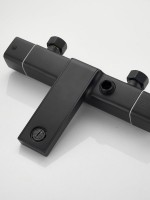 Душевая стойка Haiba HB24537-7 с термостатом, черная