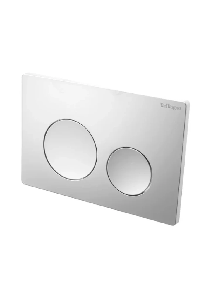 Кнопка смыва для унитаза BelBagno BB-03C-IN пластик, цвет сатин