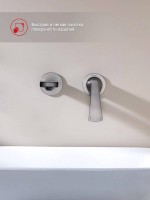 Смеситель для раковины Raglo R07.11.09 С ВНУТРЕННЕЙ ЧАСТЬЮ, графит