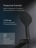 Душевой гарнитур AM.PM Gem F0119022 черный Душевой гарнитур AM.PM Gem F0119022 черный