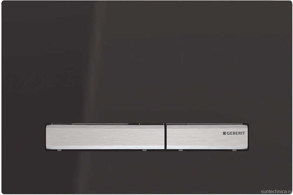 Кнопка смыва Geberit Sigma 50 115.788.SD.2 зеркальное дымчатое cтекло