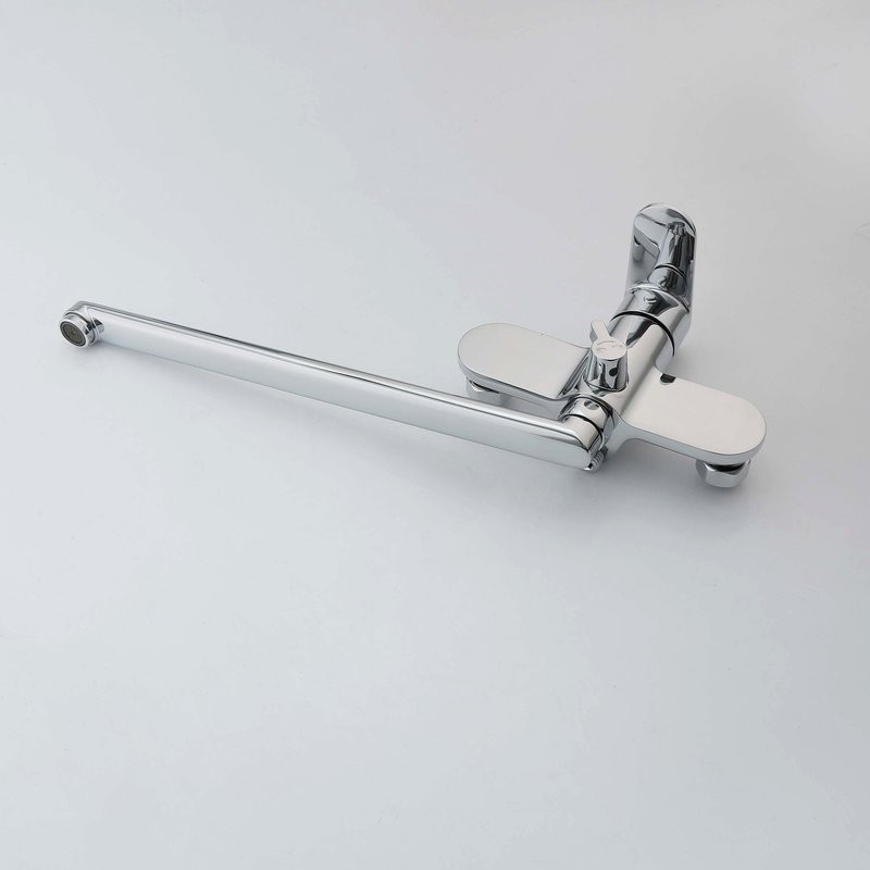 Смеситель с длинным изливом для ванны AQUATEK Ника AQ1833CR хром