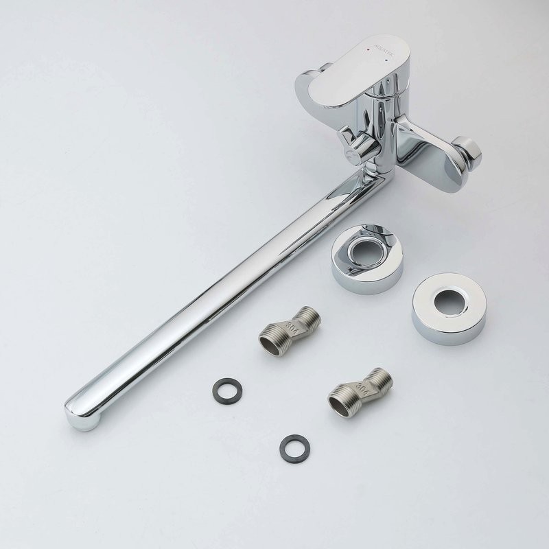 Смеситель с длинным изливом для ванны AQUATEK Ника AQ1833CR хром