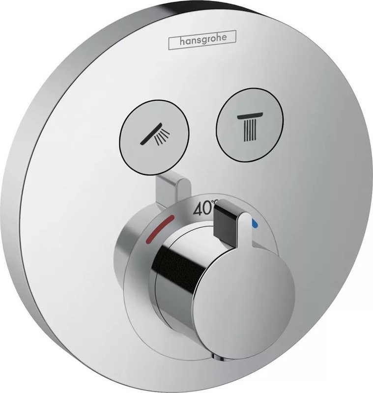 Термостатический смеситель встраиваемый Hansgrohe ShowerSelect S 15743000 для душа