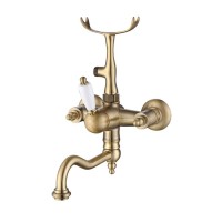 Смеситель для ванны с душем Caprigo Adria Uno 02-511-vot бронза Смеситель для ванны с душем Caprigo Adria Uno 02-511-vot бронза