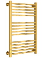 Полотенцесушитель водяной Сунержа Модус Pro 03-0450-8050 80x55 см, глянцевое золото, лесенка