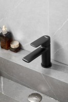 Смеситель для раковины Haiba HB10564-7 черный Смеситель для раковины Haiba HB10564-7 черный