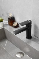 Смеситель для раковины Haiba HB10564-7 черный Смеситель для раковины Haiba HB10564-7 черный