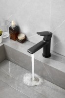 Смеситель для раковины Haiba HB10564-7 черный Смеситель для раковины Haiba HB10564-7 черный