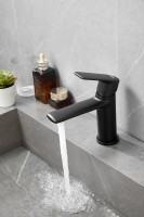 Смеситель для раковины Haiba HB10564-7 черный Смеситель для раковины Haiba HB10564-7 черный