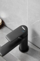 Смеситель для раковины Haiba HB10564-7 черный Смеситель для раковины Haiba HB10564-7 черный