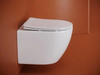 Подвесной унитаз Ceramicanova Uno смыв Торнадо CN11001T белый Подвесной унитаз Ceramicanova Uno смыв Торнадо CN11001T белый
