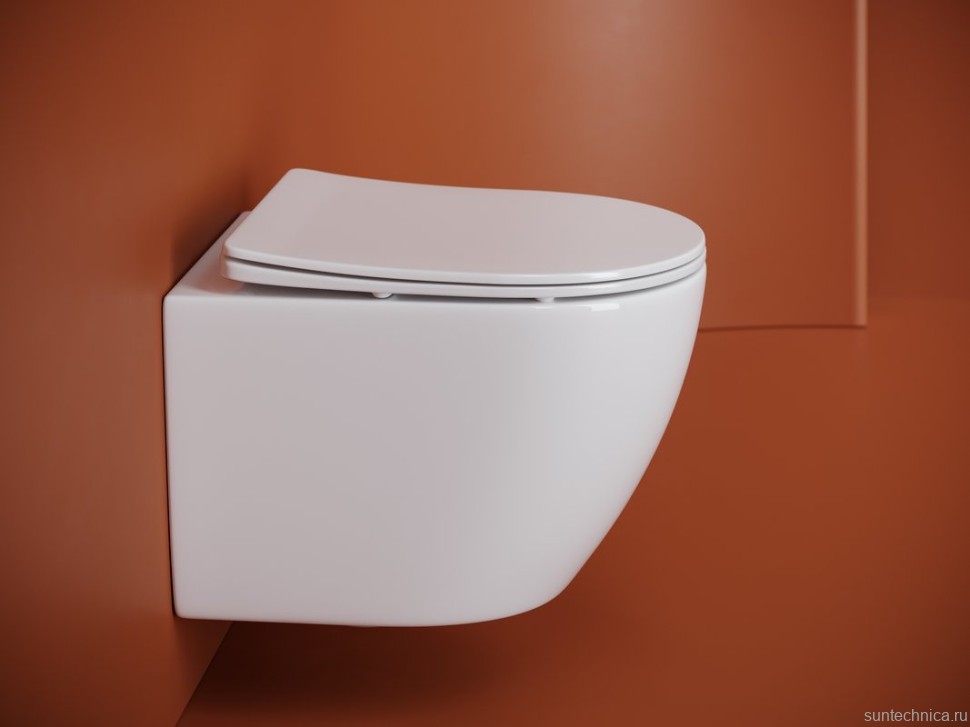 Подвесной унитаз Ceramicanova Uno смыв Торнадо CN11001T белый