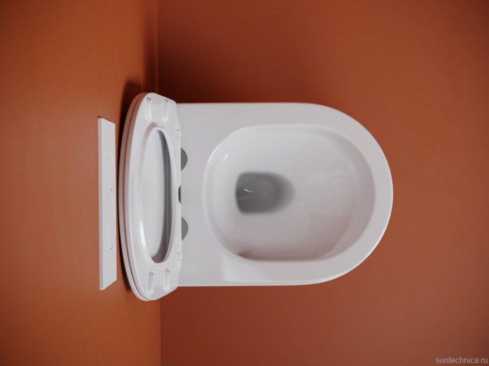 Подвесной унитаз Ceramicanova Uno смыв Торнадо CN11001T белый