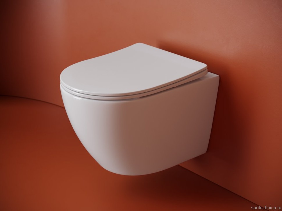 Подвесной унитаз Ceramicanova Uno смыв Торнадо CN11001T белый