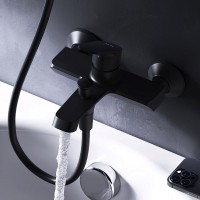 Смеситель для ванны с душем AM.PM Func F8F10022 матовый черный
