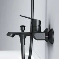 Смеситель для ванны с душем AM.PM Func F8F10022 матовый черный