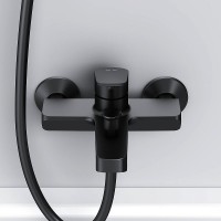 Смеситель для ванны с душем AM.PM Func F8F10022 матовый черный