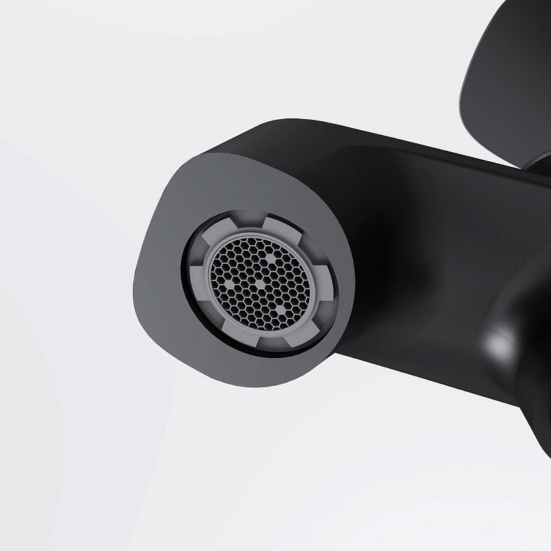 Смеситель для ванны с душем AM.PM Func F8F10022 матовый черный