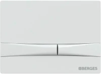 Кнопка смыва Berges Novum F4 soft touch белая