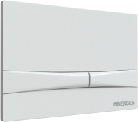 Кнопка смыва Berges Novum F4 soft touch белая
