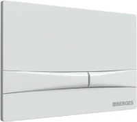Кнопка смыва Berges Novum F4 soft touch белая