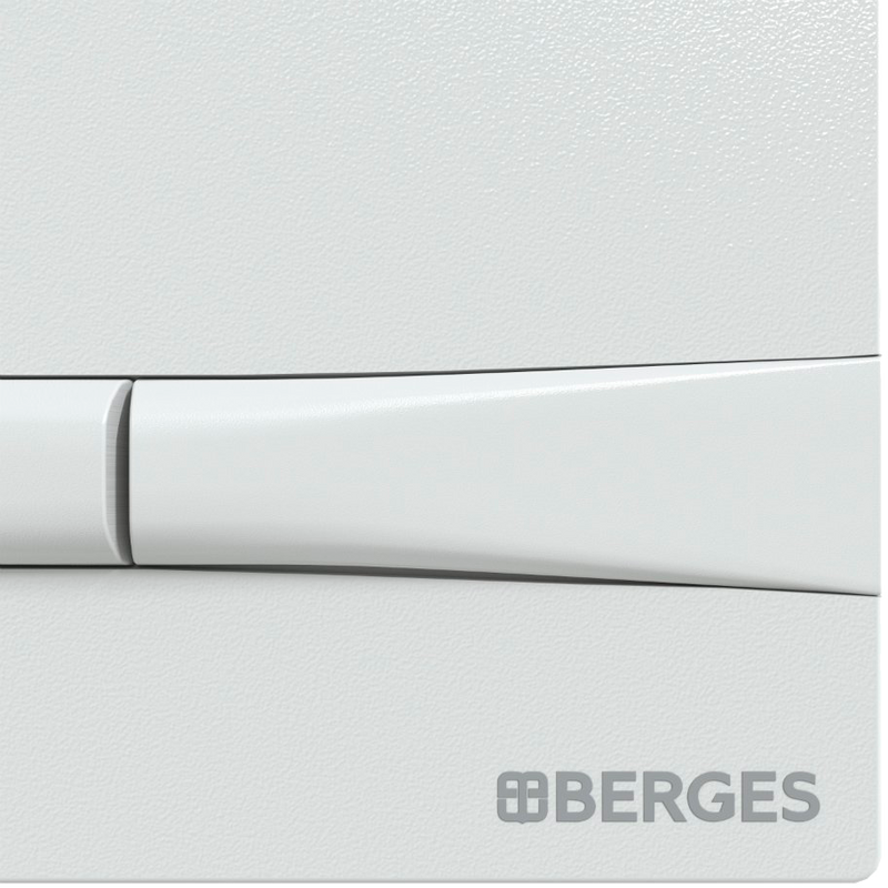 Кнопка смыва Berges Novum F4 soft touch белая