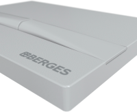 Кнопка смыва Berges Novum F4 soft touch белая