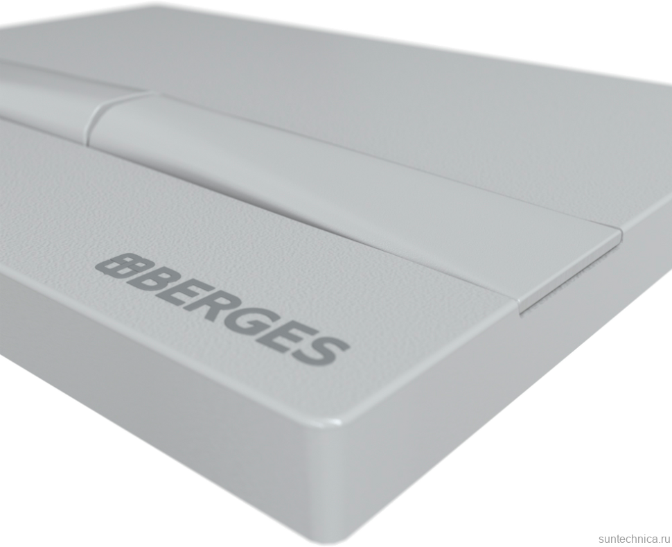 Кнопка смыва Berges Novum F4 soft touch белая