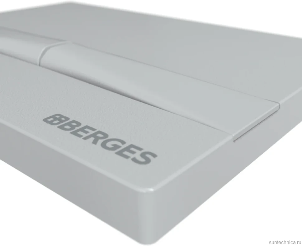 Кнопка смыва Berges Novum F4 soft touch белая