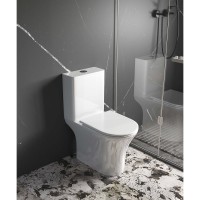 Унитаз-компакт напольный AQUATEK Optima AQ4412-00 безободковый, с микролифтом