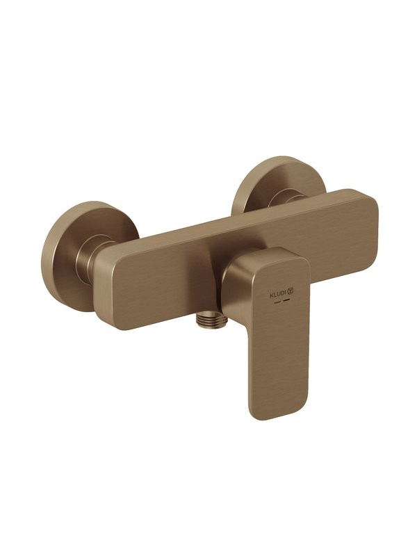 Смеситель для душа Kludi Renon 42831N175 брашированная бронза PVD