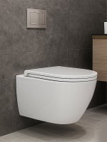 Унитаз подвесной AZARIO Terso AZ-092E-UQ3 глянцевый белый